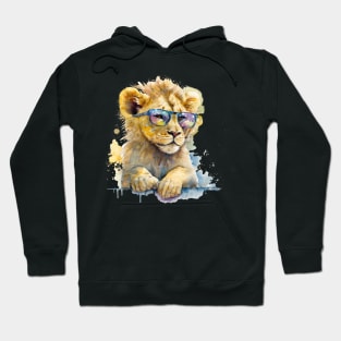 lions sunglasses Hoodie